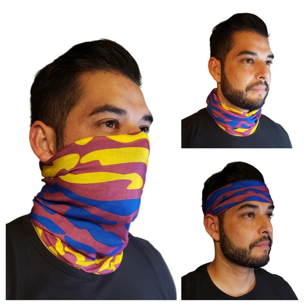 New Wholesale Bulk Lot 16 pcs Camo Face Mask Neck Gaiter Biker Scarf For Resale